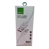 Oppo VEV Oppo Data Cable Fast Charging | Type-C | 90W Output | Super Charger (White)