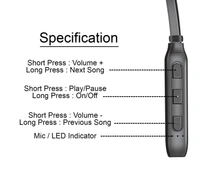 Morbi NB-21 Wireless Neckband | Dolby Sound | 40 Hours Music Time (Black)