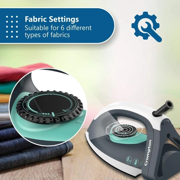 Crompton Desire ACGEI-DESIRE 1100W Dry Iron With American Heritage Coating, (Dark Blue) - Dark Blue