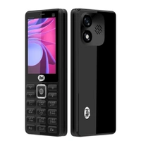 itel Super Guru 4G Max | Dual 4G | Max 3" Display | Smart AI Voice Assistant | 2000 mAh Battery | Type-C Charger | Cloud App Support | Bluetooth | (Black) - Black