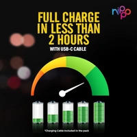 Nippo NIPPO swooper Shield Rechargeable Mosquito Bat, Fast Charging, 50% Longer Lasting Lithium-Ion Battery, Shock-Proof, Insect Killer (BLACK)