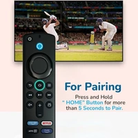 VEV Fire Stick Remote Compatible With Fire Stick 3RD GEN (Voice Function Available) Pairing Required Before Use (AF-V2)