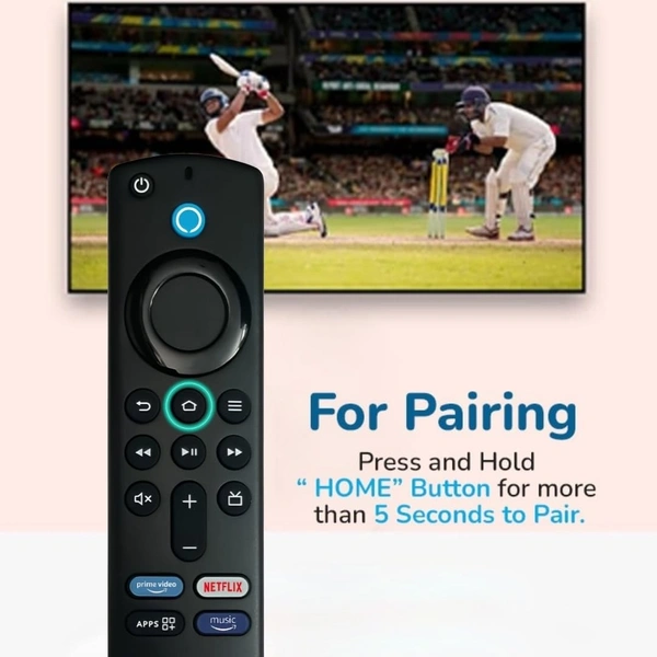 VEV Fire Stick Remote Compatible With Fire Stick 3RD GEN (Voice Function Available) Pairing Required Before Use (AF-V2)