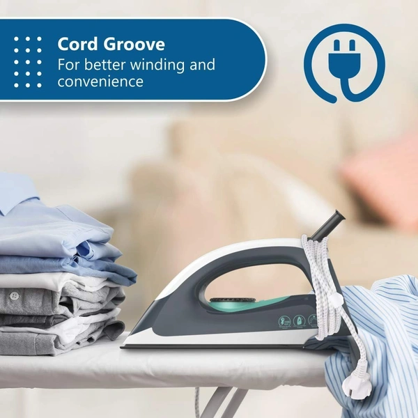 Crompton Desire ACGEI-DESIRE 1100W Dry Iron With American Heritage Coating, (Dark Blue) - Dark Blue