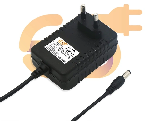 Samcon SMPS Power Adaptor 5V-1.5A DC Pin | Male Plug Pin Connector (Black)