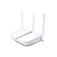 Mercusys MERCUSYS MW305R 300Mbps Wireless Single Band Wi-Fi Router with Three | 5dBi Antennas, Parental Control, MediaTek Chipset (White)