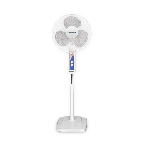 Crompton High Flo Wave Plus 400 MM 3 Blade Pedestal Fan (KD White)