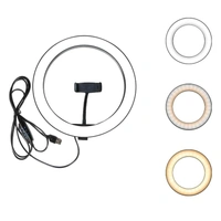 VEV Ring Fill Light 10 Watt LED Ring Light with 26 Cm With Phone Holder 10 Level Dimmable With 3 Modes of Light