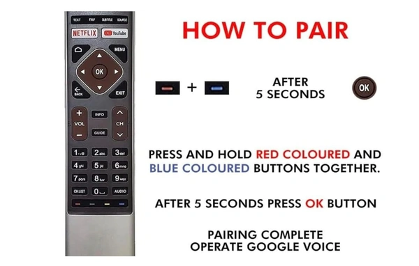 VEV Haier Remote Compatible for HTR-U27E Haier LED/LCD TV Remote (Black)