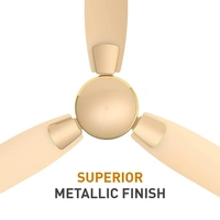 Crompton HIGHSPEED TORO ANTIDUST 1200 mm (48 inch) Ceiling Fan (Gold) - Old Gold
