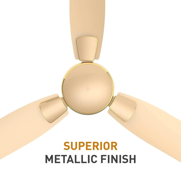 Crompton HIGHSPEED TORO ANTIDUST 1200 mm (48 inch) Ceiling Fan (Gold) - Old Gold