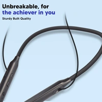 Morbi Wonder-7 Neck Hanging Earphones 65 Hrs Music Time (Black)