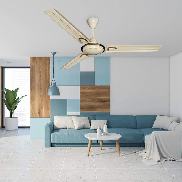 Crompton Super Briz Deco 1200 mm (48 inch) High Speed Decorative Ceiling Fan  - Ivory