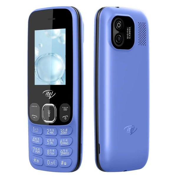 itel it2175 Pro with 2.0" Display, 1200 Mah Battery and Stylish Camera Deco  (Blue)