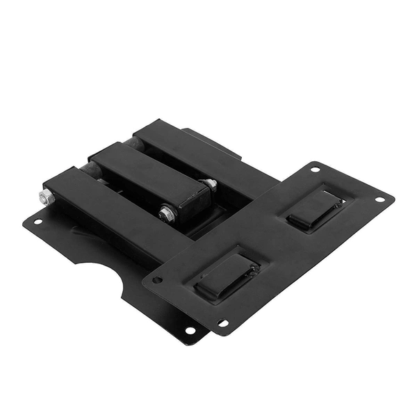 Shreyam SE-148 12"- 42" LCD/LED Wall Mount | 180 Degree Rotation LED Bracket Power Revolving TV Stand (Black)