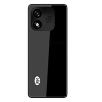 itel Super Guru 4G Max | Dual 4G | Max 3" Display | Smart AI Voice Assistant | 2000 mAh Battery | Type-C Charger | Cloud App Support | Bluetooth | (Black) - Black