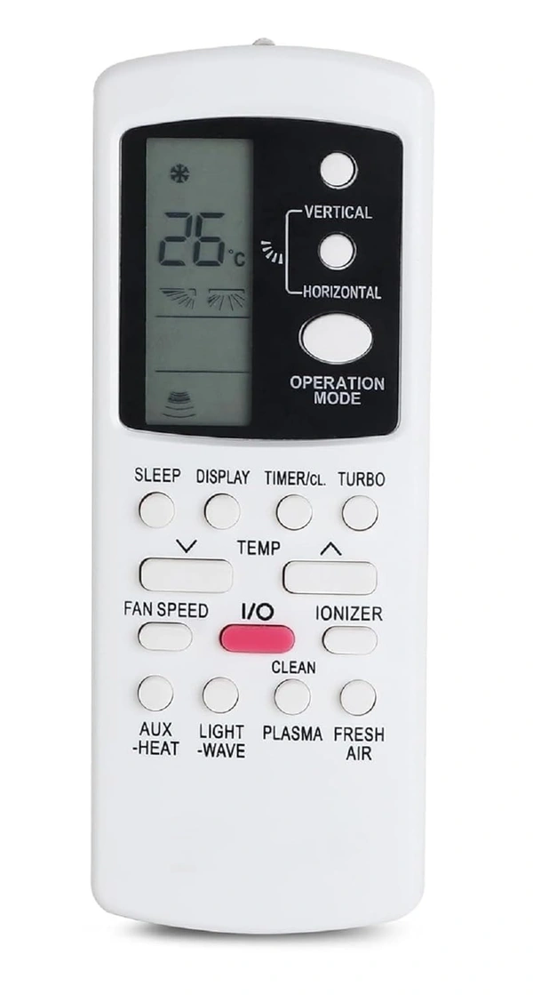 VEV Voltas AC Remote Compatible For Voltas AC (WHITE)