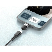 Morbi D-40 High-Speed USB-C to Lightning OTG Adapter with Keychain - Portable & Durable Data Transfer Connector for iOS Devices 