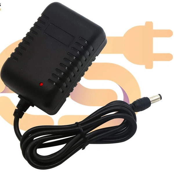 Samcon SMPS Power Adaptor 5V-1.5A DC Pin | Male Plug Pin Connector (Black)