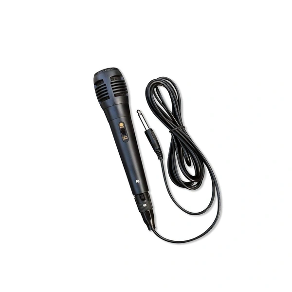 Target MC-100 Wired Dynamic Karaoke Microphones, Handheld Wired Uni-directional Vocal Microphone with 10ft XLR to 6.35mm Audio Cable for Karaoke Machine/Family Entertainment/Birthday Party/Classroom Use (BLACK)