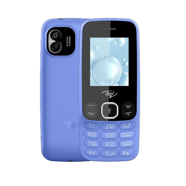 itel it2175 Pro with 2.0" Display, 1200 Mah Battery and Stylish Camera Deco  (Blue)
