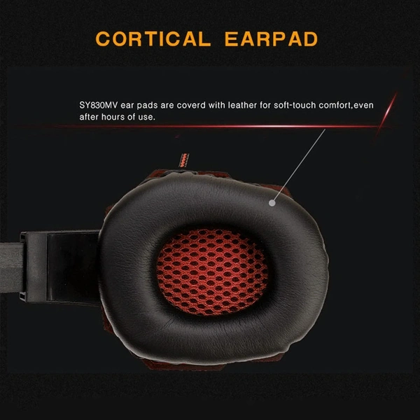 Lapcare LAPCARE JOY LHP-405 | 20mW USB Headset with 45mm Drivers | Adjustable Microphone | Form Ear Pads | Super Anti-Violence | Long Cord (Black)