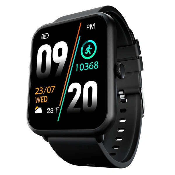 Fire-Boltt Ninja Call Pro Plus Smart Watch 1.83 inch with Bluetooth Calling, AI Voice Assistance, 120 Sports Modes IP67 Rating, 240 * 280 Pixel High Resolution (Black) - Black