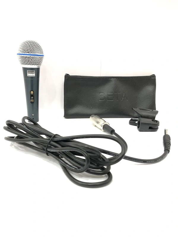 Beta BETA 58A High-Output Super cardioid Dynamic Microphone (Black)