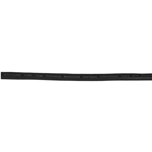 Shreyam SE-217 HDMI Cable 19 PIN | 2.0 4k 1080p with Ethernet for Television, Computer, Play station, Xbox and Other Electronics