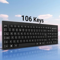 Zebronics ZEBRONICS ZEB - K35 USB Wired Keyboard with Rupee Key, Spill-Proof and Slim Design (Black)