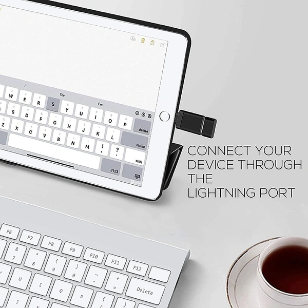 Target OTG-120 Lightning OTG Adapter Compatiable For Iphone, IPAD (BLACK)