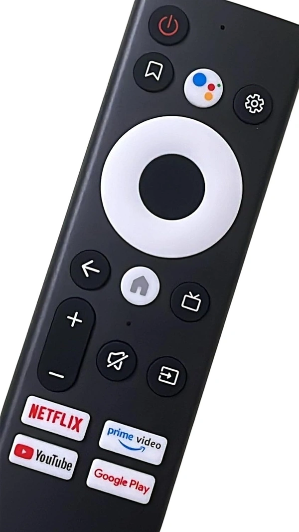 VEV Sansui Smart TV Remote With Netflix Prime Video YouTube Google Play Function Control Compatible With Sansui Smart TV (BLACK)