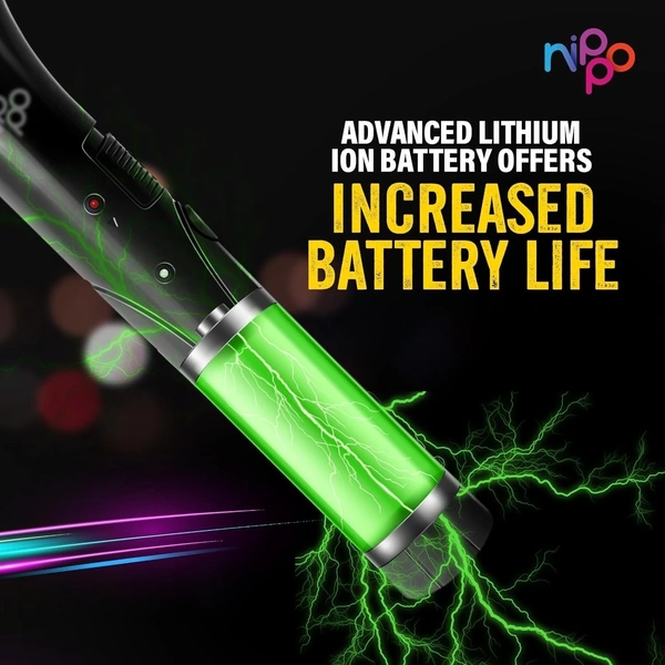 Nippo NIPPO swooper Shield Rechargeable Mosquito Bat, Fast Charging, 50% Longer Lasting Lithium-Ion Battery, Shock-Proof, Insect Killer (BLACK)