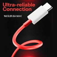 VEV Vivo Data Cable Fast Charging VOOC Support | Type-C | 85W Output | Super Charger (Red)