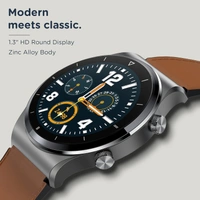 PEBBLE Pebble Revo Smartwatch, 1.3"(3.3cm) HD Touchscreen, Bluetooth Calling, Smart Watch with Rolling UI & Dual Button Technology, Spo2, Heart Rate & Temperature Monitoring (Brown) - Bourbon