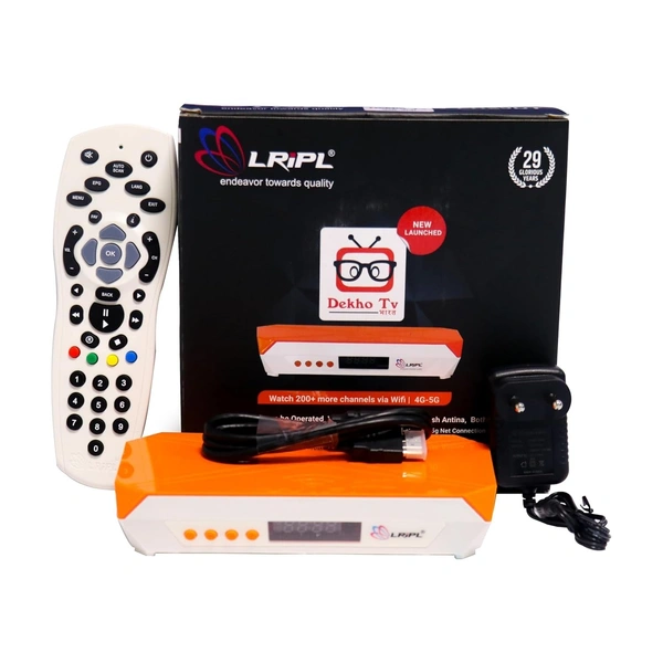 Lripl LRIPL LR29DT MPEG-4 Full HD Set Top Box with WiFi, Free to Air Channel