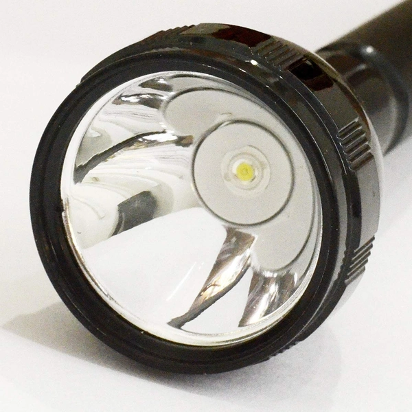 JY SUPER  JY-8990 Rechargeable High Power Torch Flashlight for Outdoor and Everyday Purpose (Black)