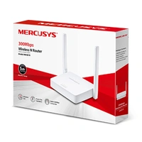 Mercusys MW301R Wireless Wi-Fi Router | Two 5DBi Antennas | 300Mbps Wi-Fi Speed | Ipv6 Compatible | Parental Control | Guest Network  (White)