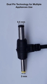 Shreyam SE 801 SMPS Power Adapter 6V-2AMP Adapter DC Plus Sony Pin (Black)