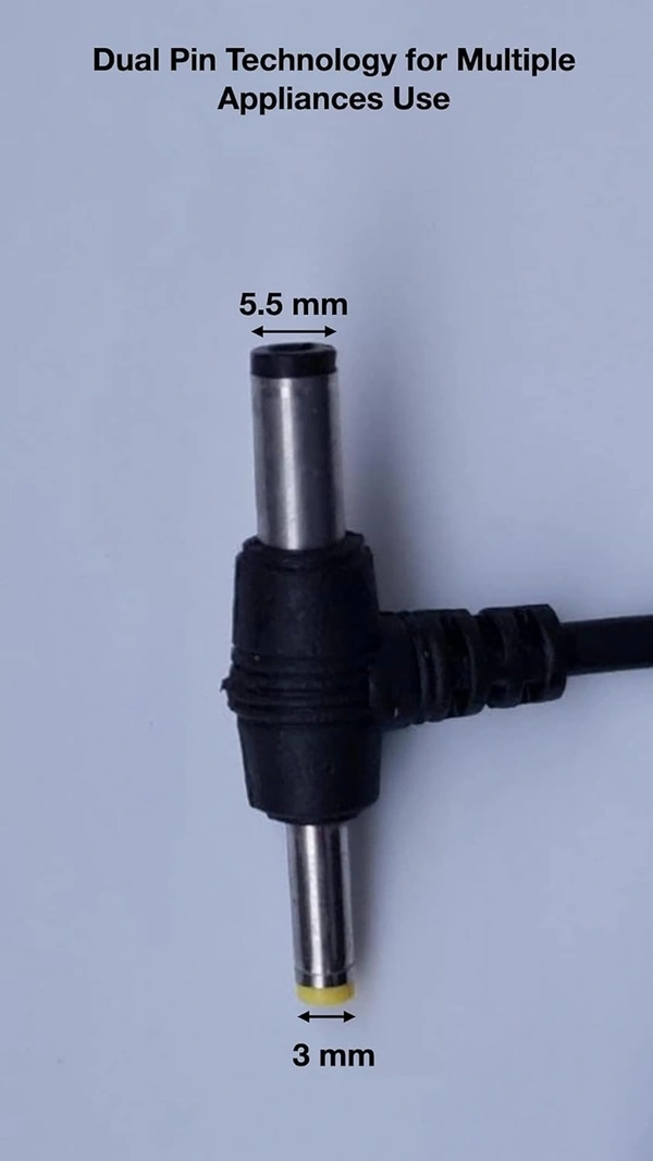 Shreyam SE 801 SMPS Power Adapter 6V-2AMP Adapter DC Plus Sony Pin (Black)