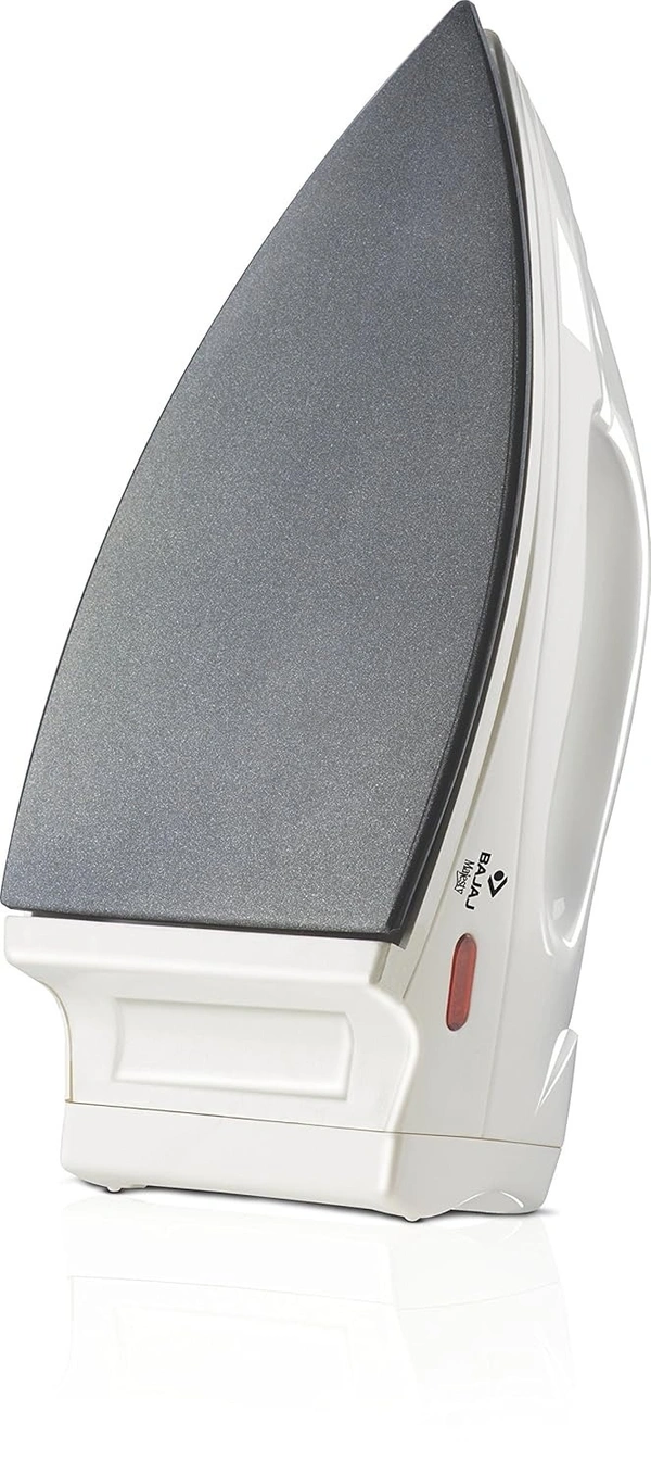 Bajaj Majesty DX-4 (440214) 1000W Dry Iron With Advance Soleplate And Anti-Bacterial German Coating Technology, (White)  - White
