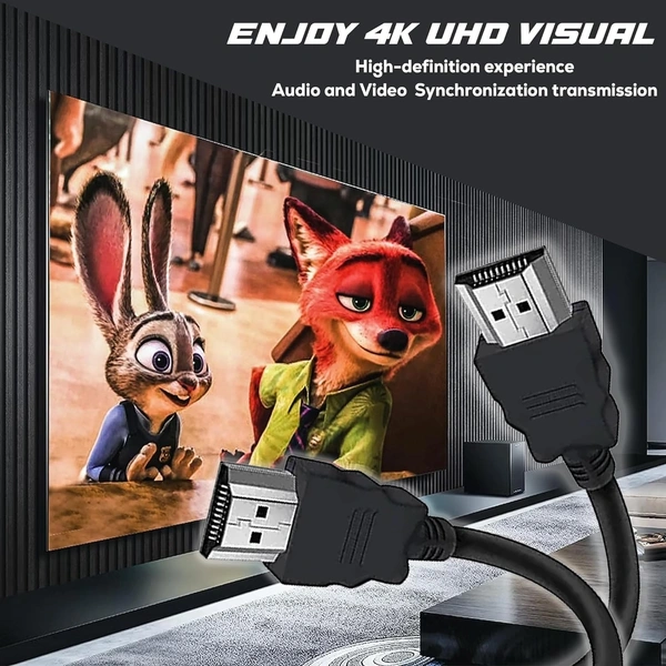Shreyam SE-002 HDMI Cable 3 Meter (Black)