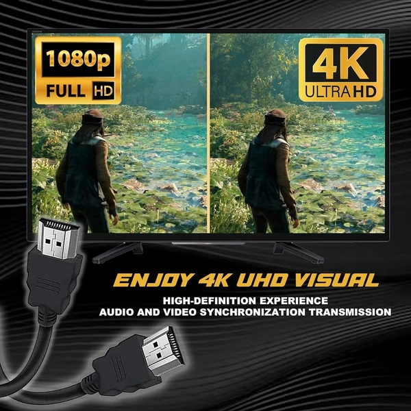 Shreyam SE-002 HDMI Cable 3 Meter (Black)