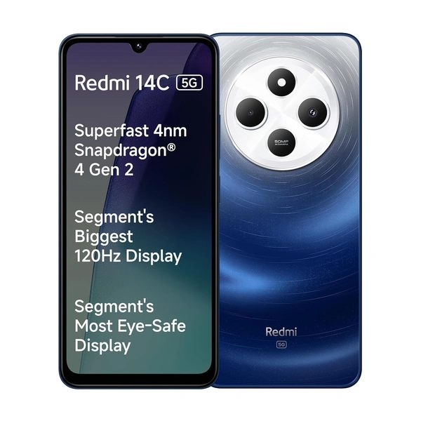 REDMI Smart Phone14C 5G (Stardust Purple, 128 GB)  (4 GB RAM) - Purple, 4GB, 128GB