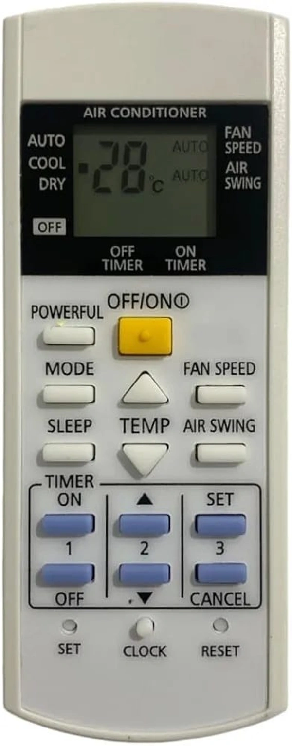 VEV Panasonic Split AC Remote Control Compatible For Panasonic AC
