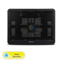 Zebronics  Zebronics Zeb- NC1200 USB Powered Laptop Cooling Pad with 125mm Fan, Pass Through USB Connector and Blue LED Lights