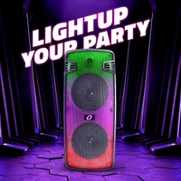 Artis MS304 40W Wireless Bluetooth Party Speaker with FM/USB/Aux in/TF Card & Wireless Mic (Black)
