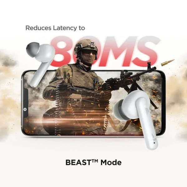 Boat AIRDOPES 148 Wireless Earphone  - White