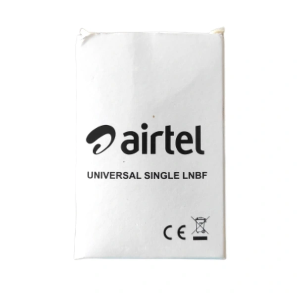 VEV Airtel DTH Universal LNB 4K Ultra HD Signal For Satellite TV Receiver (White) - 