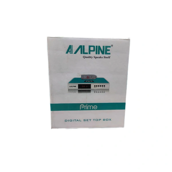 Alpine Prime Digital Set Top Box | Free To Air | Full HD 1080P | HDMI Connectivity  (White & Blue)